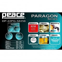 BATTERIA PEACE DP-22PG-5 +258 FIREBALL SPARKLE - vaiconlasigla