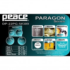 BATTERIA PEACE PARAGON DP22PG-5 +309 MARBLE BLAST - vai con la sigla