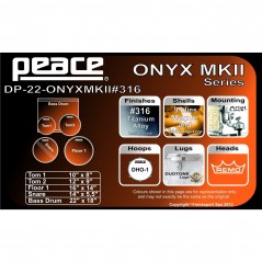 BATTERIA PEACE ONYX II DP-22ONYX-MKII-5 +316 Titanium Alloy - vaiconlasigla