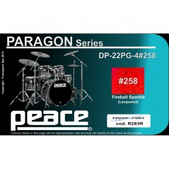 BATTERIA PEACE PARAGON DP-22PG-4-C1 +258 FIREBALL SPARKLE