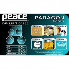 BATTERIA PEACE DP-22PG-5 +288 Quartz - vaiconlasigla