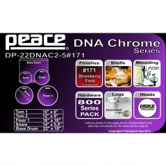 BATTERIA PEACE DNA2 DP-22DNAC2-5 +171 STRAWBERRY FIELD - vaiconlasigla