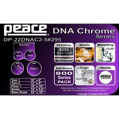 BATTERIA PEACE DNA DP-22DNAC2-5 +295 BLACK CASTLE HW CROMATO - vaiconlasigla