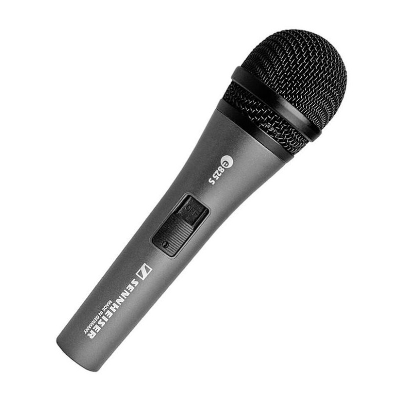 SENNHEISER E825S microfono dinamico con interruttore on/off