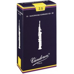 VANDOREN Ance Sax Soprano SR2025 Sib 2,5 - vaiconlasigla