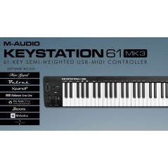 M-AUDIO Keystation 61 MK3, tastiera USB - vai con la sigla