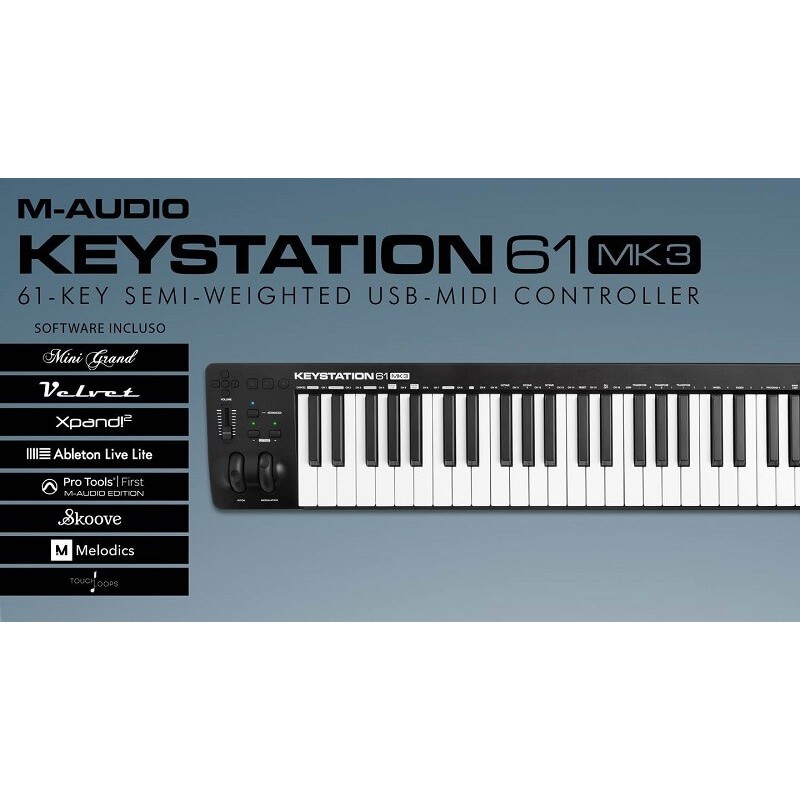 M-AUDIO Keystation 61 MK3, tastiera USB