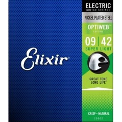 Elixir 19002 Optiweb Electric Super Light 09/42 - vaiconlasigla