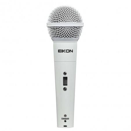 EIKON DM800WH, microfono dinamico cardioide con interruttore on/off - vaiconlasigla