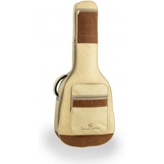 SOUNDSATION SUEDE-A-HC Borsa chitarra acustica con inserti in pelle suede - vai con la sigla