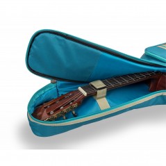 SOUNDSATION SUEDE-E-SKB Borsa chitarra elettrica con inserti in pelle suede - vai con la sigla