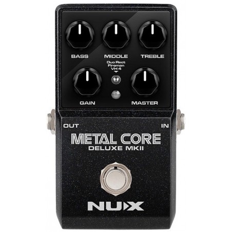 NUX Metal Core Deluxe MKII, Pedale preamp high gain con uscita IR - vaiconlasigla