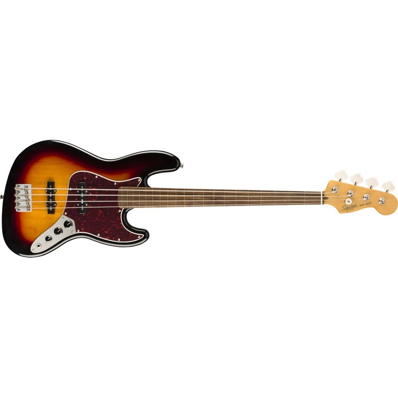 FENDER Classic Vibe '60s Jazz Bass® Fretless, 3-Color Sunburst
