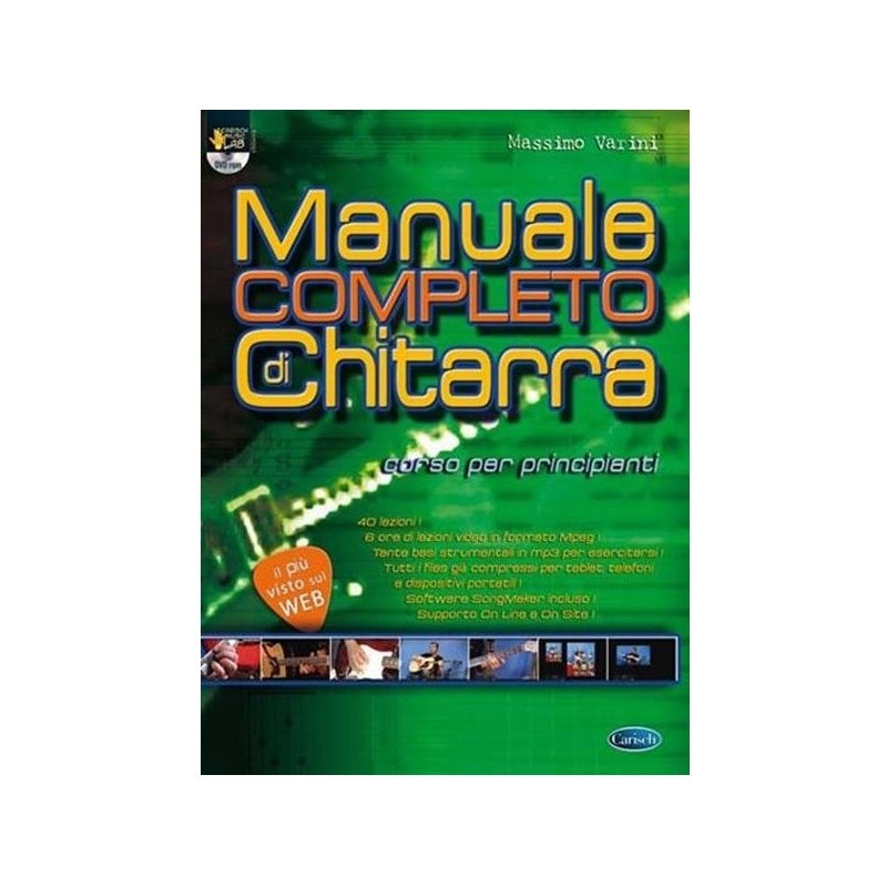 MASSIMO VARINI - manuale completo di chitarra con DVD ROM