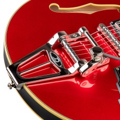 DUESENBERG Starplayer III Catalina Red, Chit. Elettrica 6 Corde Semi-Hollow Single Cutaway