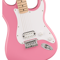 FENDER Squier Sonic Stratocaster HT H, Maple Fingerboard, White Pickguard, Flash Pink