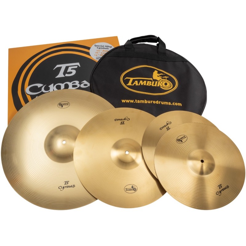 Tamburo T5 CYMBAL KIT, kit piatti per batteria