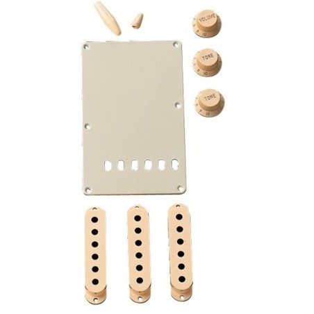 FENDER Kit di Accessori Stratocaster® Aged White - vai con la sigla