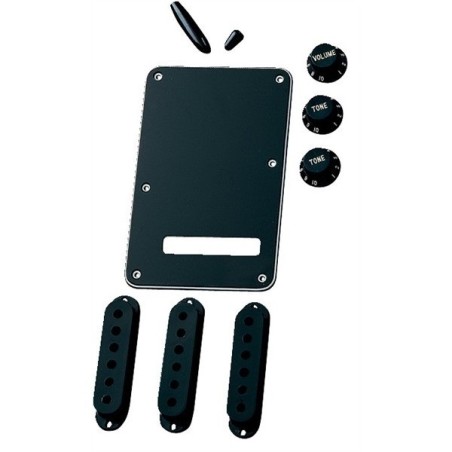 FENDER Kit di Accessori Stratocaster® Black - vai con la sigla