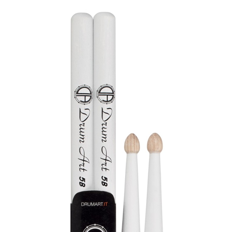 DRUM ART bacchette Hickory 5B White DRUM ART bacchette Hickory 5B White