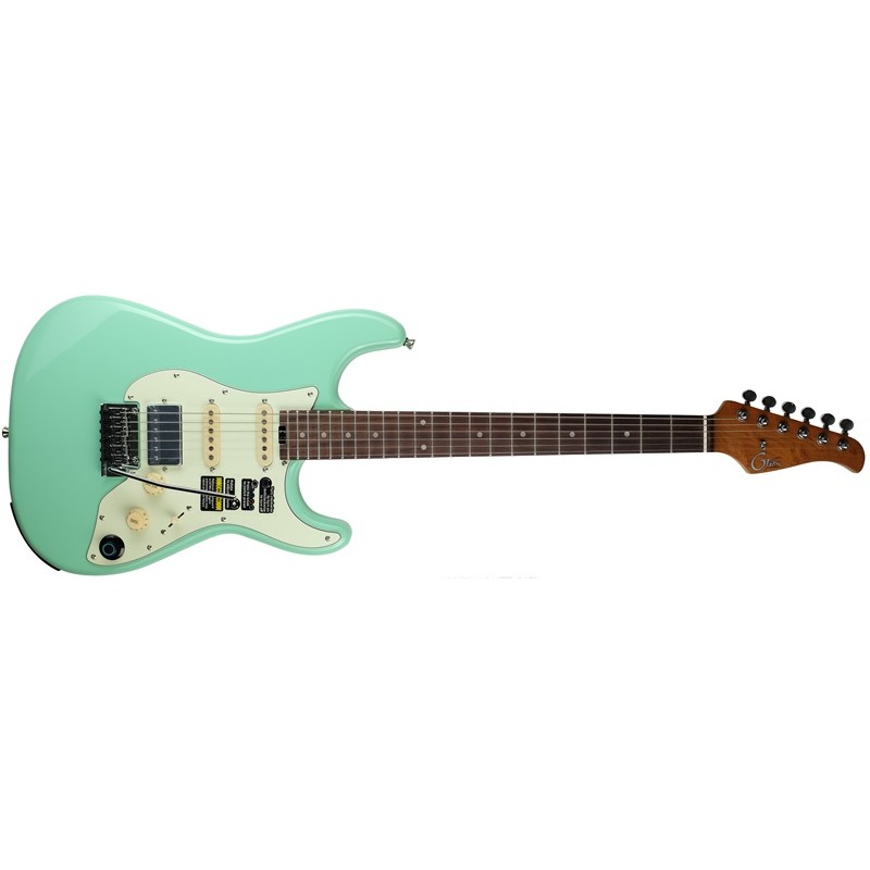 MOOER GTRS S800 Chitarra Elettrica Solid-Body con Processore Multieffetto RW SURF GREEN