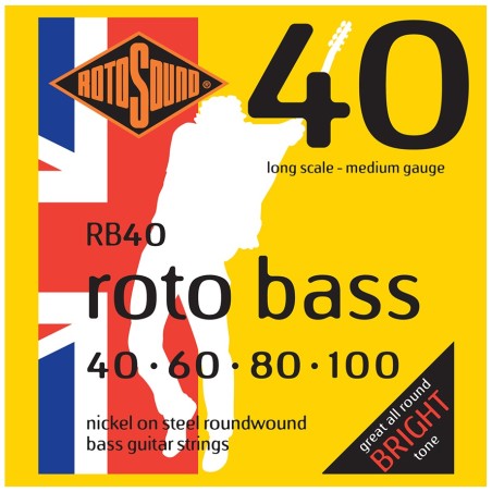 ROTOSOUND ROTO BASS RB40 corde per basso 40/100 - vai con la sigla