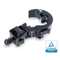 MORSETTO FOLD CENTOLIGHT CLFA-50100B IN ALLUMINIO NERO SGANCIO AUTOMATICO DA 48-50 MM 100 KG