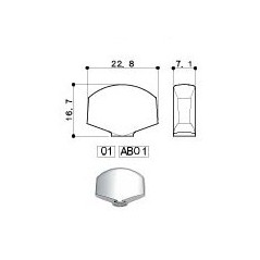 GOTOH SG381-01-GG-L3R3Meccaniche per Chitarra Elettrica e Acustica, L3/R3, Dorata