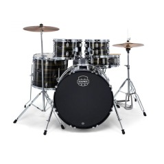 MAPEX IT CM5294FTCFJ COMET ROCK 5 PEZZI EBONY YELLOW GRAIN CON HARDWARE E PIATTI