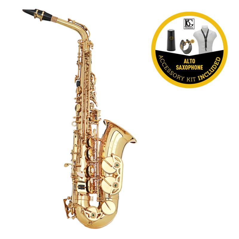GRASSI GR SAL700BUNDLE Sassofono Contralto School + kit accessoriBG GRASSI GR SAL700BUNDLE Sassofono Contralto School + kit accessoriBG