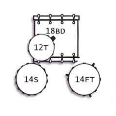 TAMBURO TB UNIKA418BLMT