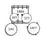 TAMBURO T5 LX DRUM SET STANDARD 18 - TB T5LXS18WGBK TAMBURO T5 LX DRUM SET STANDARD 18 - TB T5LXS18WGBK