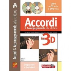 ACCORDI E ACCOMPAGNAMENTO ALLA CHITARRA IN 3D CD+DVD - ALBERTO BICHI - vaiconlasigla