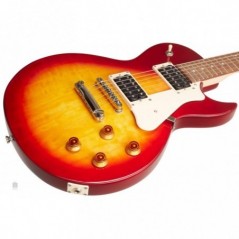 CORT CR100, chitarra elettrica Solid-Body, Cherry Red Burst - vai con la sigla
