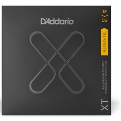 D'ADDARIO XTAPB1256 Set corde serie XT per chitarra acustica Phospor Bronze 12/56