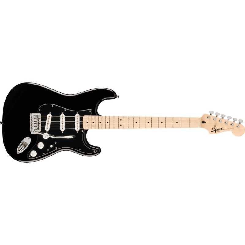 FENDER FSR Squier Sonic Stratocaster, tastiera in acero, battipenna nero, colore black FENDER FSR Squier Sonic Stratocaster, tastiera in acero, battipenna nero, colore black