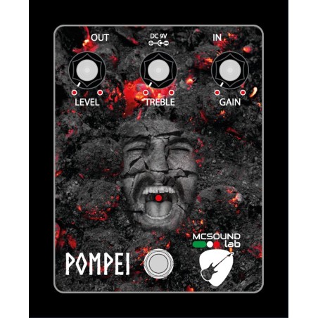 MCSOUND Lab POMPEI - overdrive a pedale per chitarra - vai con la sigla