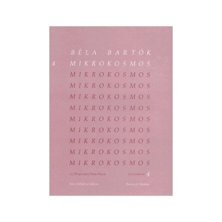 Béla Bartók: Mikrokosmos 4 Definitive Edition - vaiconlasigla