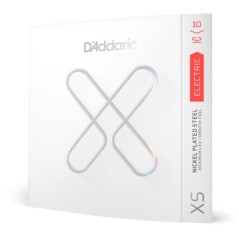 D'Addario Corde rivestite XS Nickel per chitarra elettrica, scalatura Light Top/Heavy Bottom 10-52 - vai con la sigla