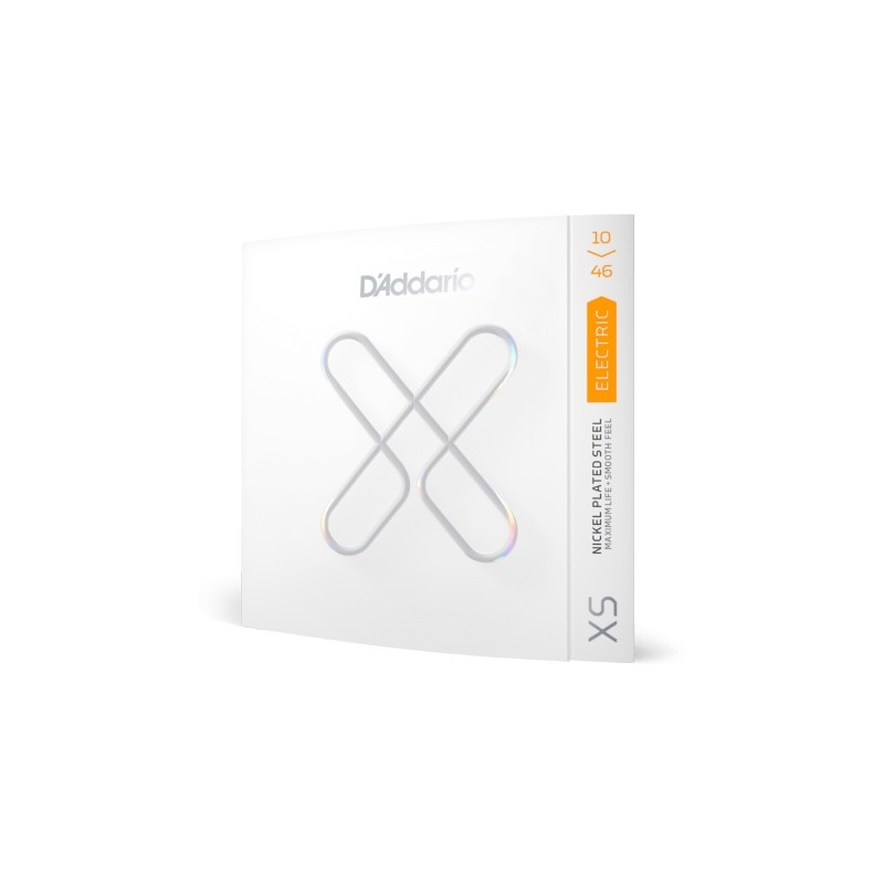 D'Addario Corde rivestite XS Nickel per chitarra elettrica, scalatura Regular Light 10-46 D'Addario Corde rivestite XS Nickel per chitarra elettrica, scalatura Regular Light 10-46