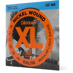 D'ADDARIO EXL110 per chitarra elettrica, Nickel Wound, Regular Light, 10-46 - vai con la sigla