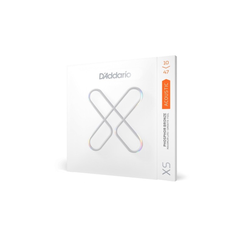 D'Addario XSAPB1047 - Corde in fosforo-bronzo, scalatura extra leggera, 10-47 D'Addario XSAPB1047 - Corde in fosforo-bronzo, scalatura extra leggera, 10-47