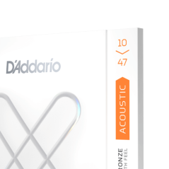 D'Addario XSAPB1047 - Corde in fosforo-bronzo, scalatura extra leggera, 10-47
