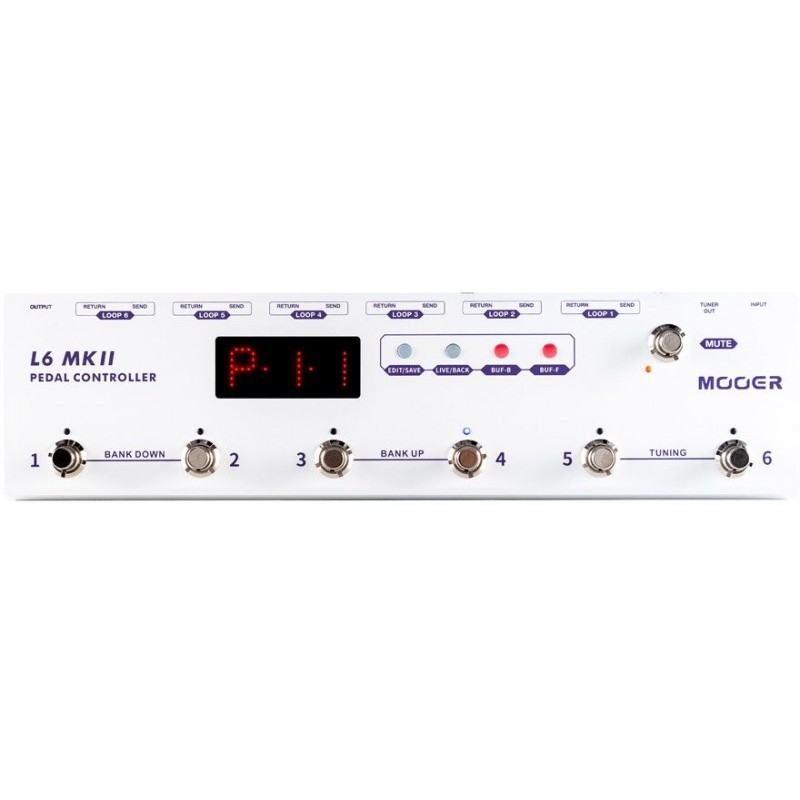 MOOER L6 MKII Pedal Controller - Commutatore di loop programmabile