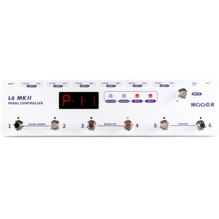 MOOER L6 MKII Pedal Controller - Commutatore di loop programmabile - vai con la sigla