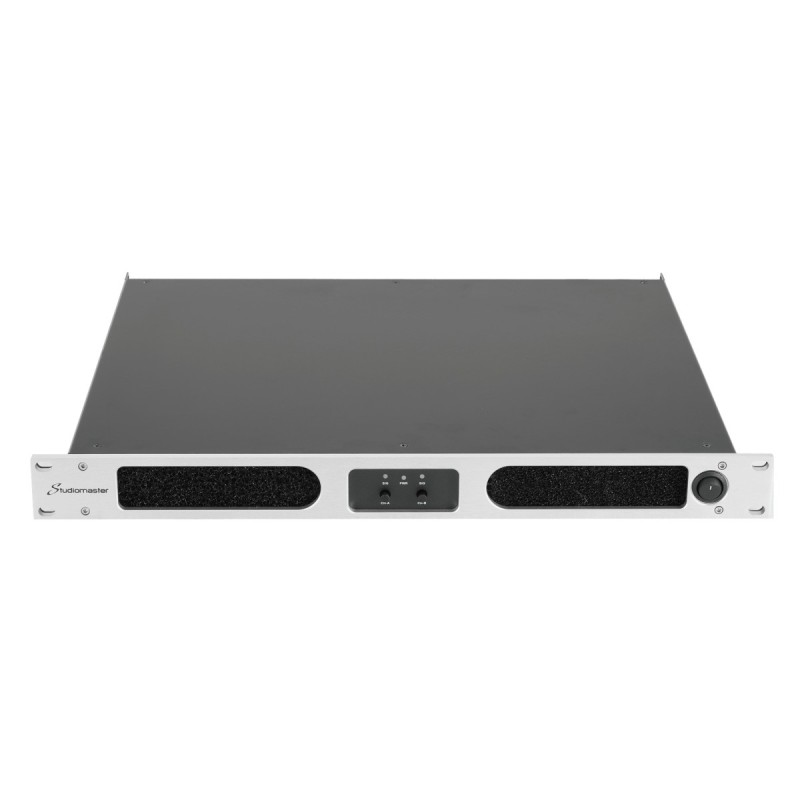 AMPLIFICATORE CLASSE D STUDIOMASTER QX2-6000 2X3000W - 8OHM CON PFC AMPLIFICATORE CLASSE D STUDIOMASTER QX2-6000 2X3000W - 8OHM CON PFC