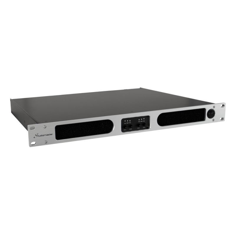 AMPLIFICATORE CLASSE D STUDIOMASTER QX4-8000 4X2000W - 8OHM CON PFC AMPLIFICATORE CLASSE D STUDIOMASTER QX4-8000 4X2000W - 8OHM CON PFC
