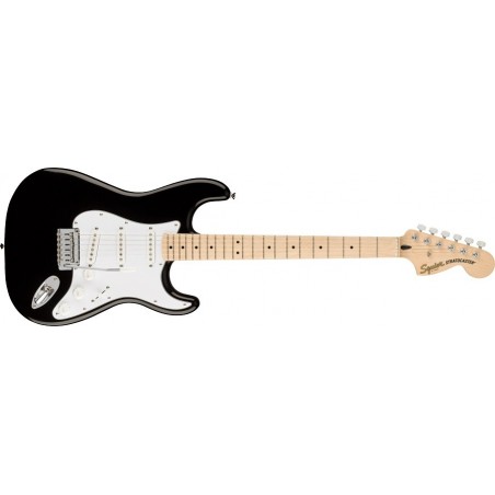 FENDER Affinity Series Stratocaster, Maple Fingerboard, White Pickguard, Black - vai con la sigla