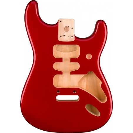 Corpo Fender Deluxe Series Stratocaster HSH Alder 2 Point Bridge M Candy App Red 0997103709