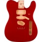 Corpo Fender Deluxe Series Telecaster SSH Alder Modern Bridge Mount Candy App Red